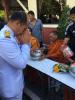 ทำบุญตักบาตรและถวายพานพุ่ม